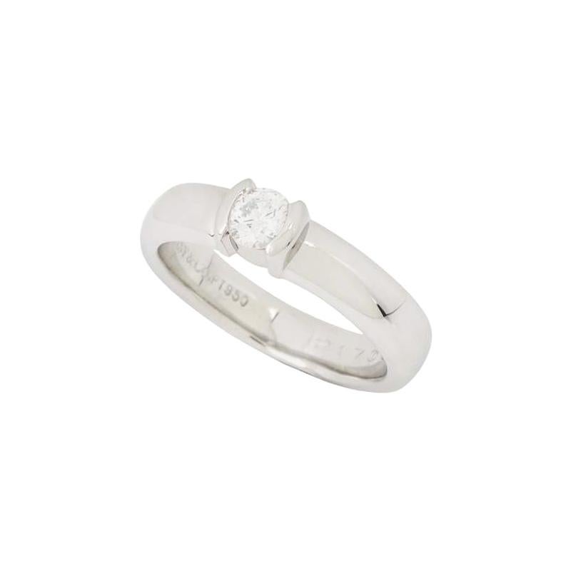 Tiffany & Co. Diamond Etoile Ring in Platinum 0.23 Carat