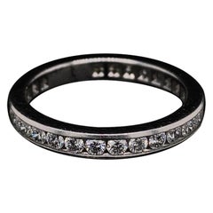Tiffany & Co. Diamond Full Eternity Ring Platinum