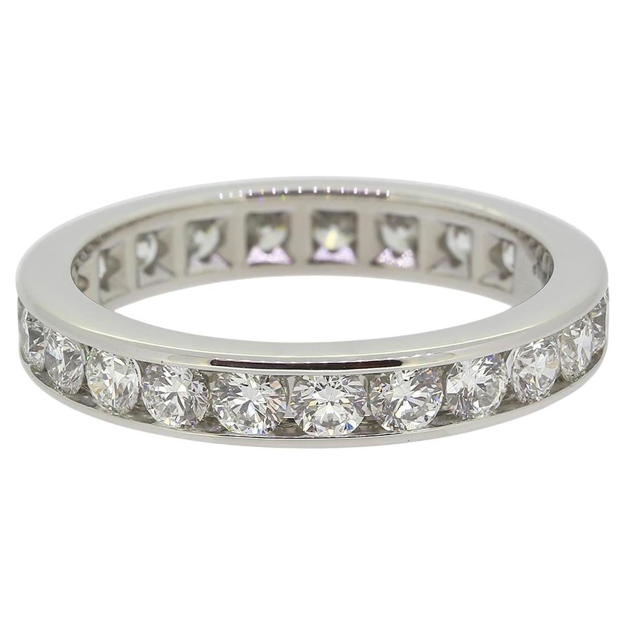 Tiffany & Co. Bague d'éternité à diamants taille R (59)