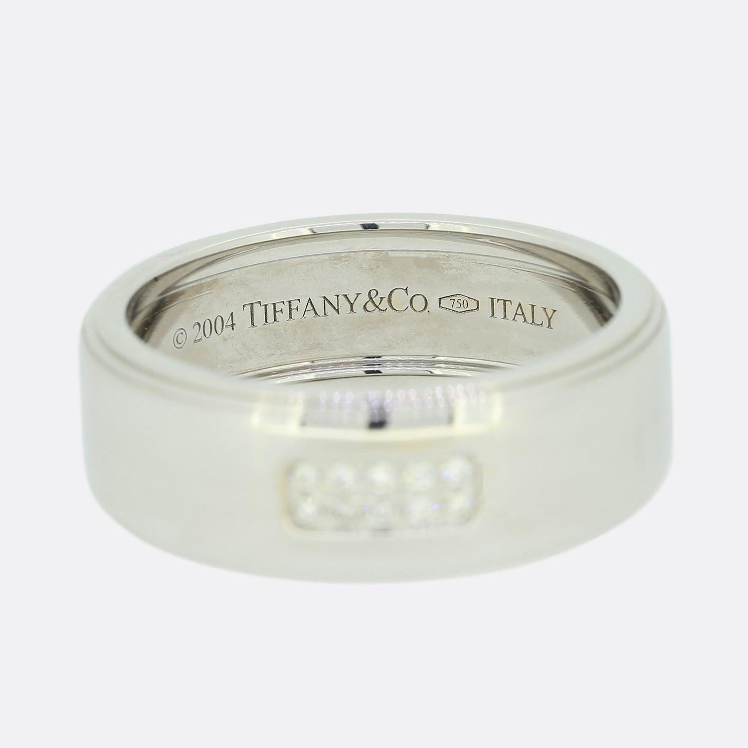 Modern Tiffany & Co. Diamond Gents Ring For Sale