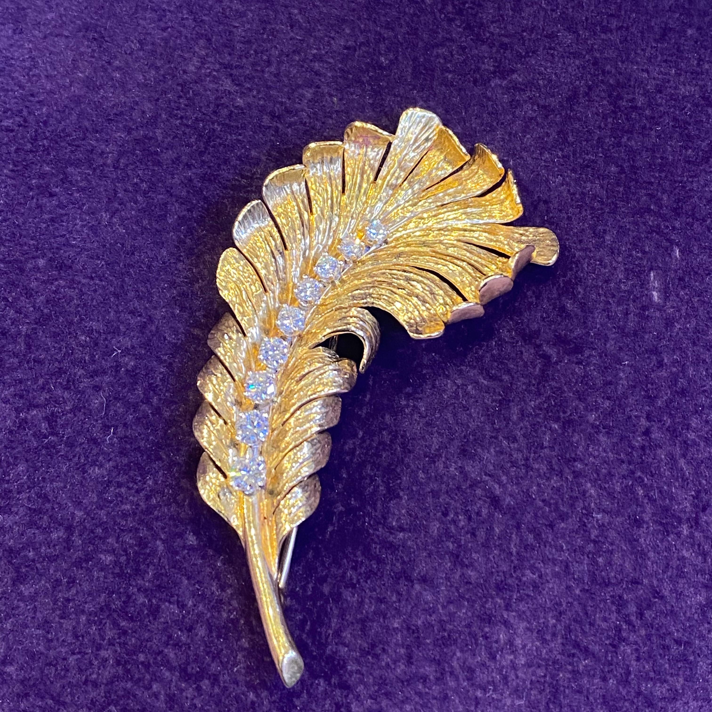 gold leaf pin