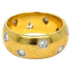 Tiffany & Co. Diamond Gold Platinum Band Ring