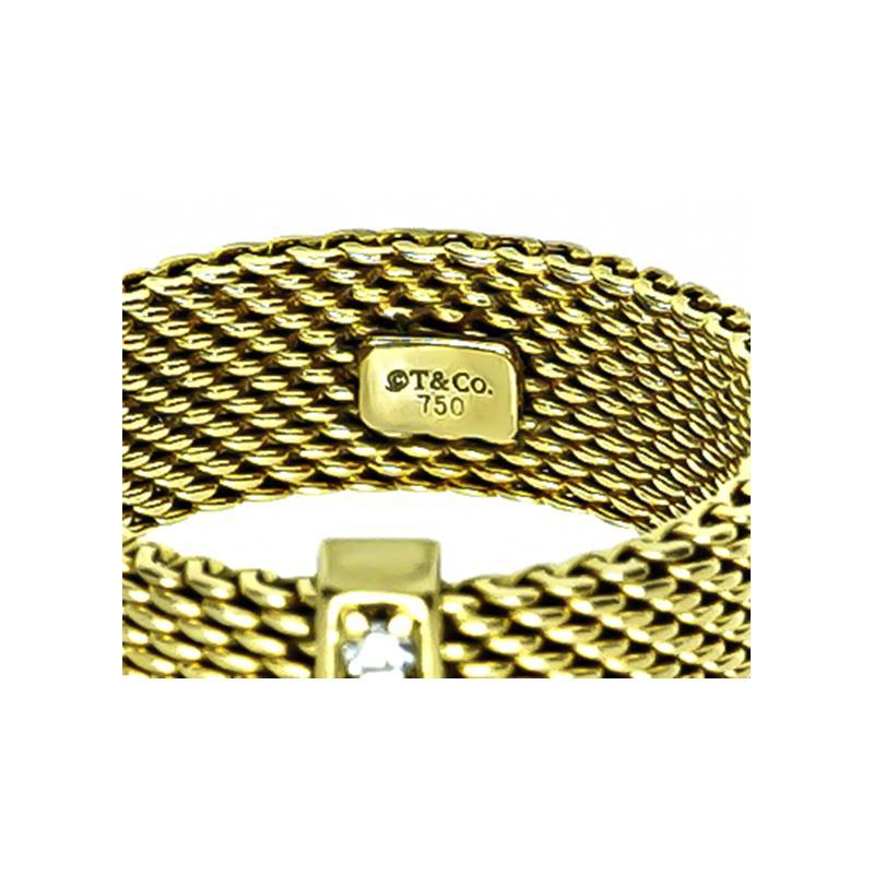 Tiffany & Co Diamond Gold Ring In Good Condition In New York, NY