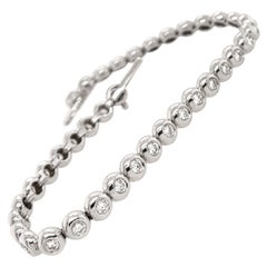 Tiffany & Co. Diamond White Gold Riviere Bracelet