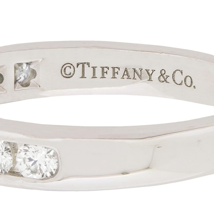 Tiffany & Co. Diamond Hal Eternity Wedding Band 1