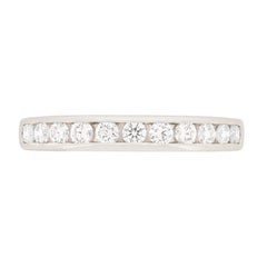 Tiffany & Co. Diamond Hal Eternity Wedding Band