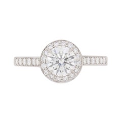Tiffany & Co. Diamond Halo Engagement Ring