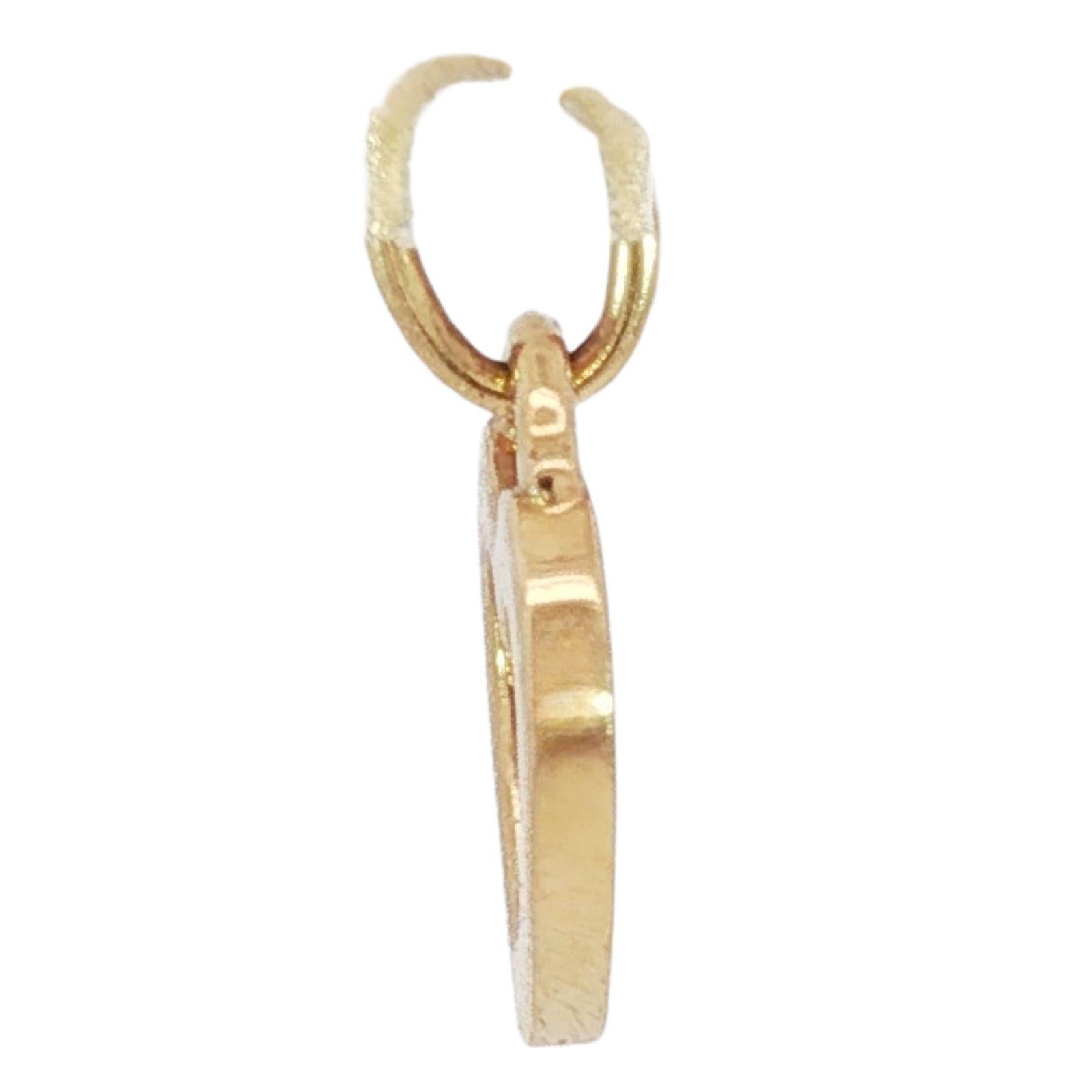 Tiffany & Co. Charm a forma di cuore con diamante in oro rosa 18k in vendita 3