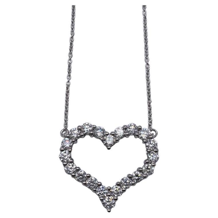 Tiffany Co Diamond Heart Large
