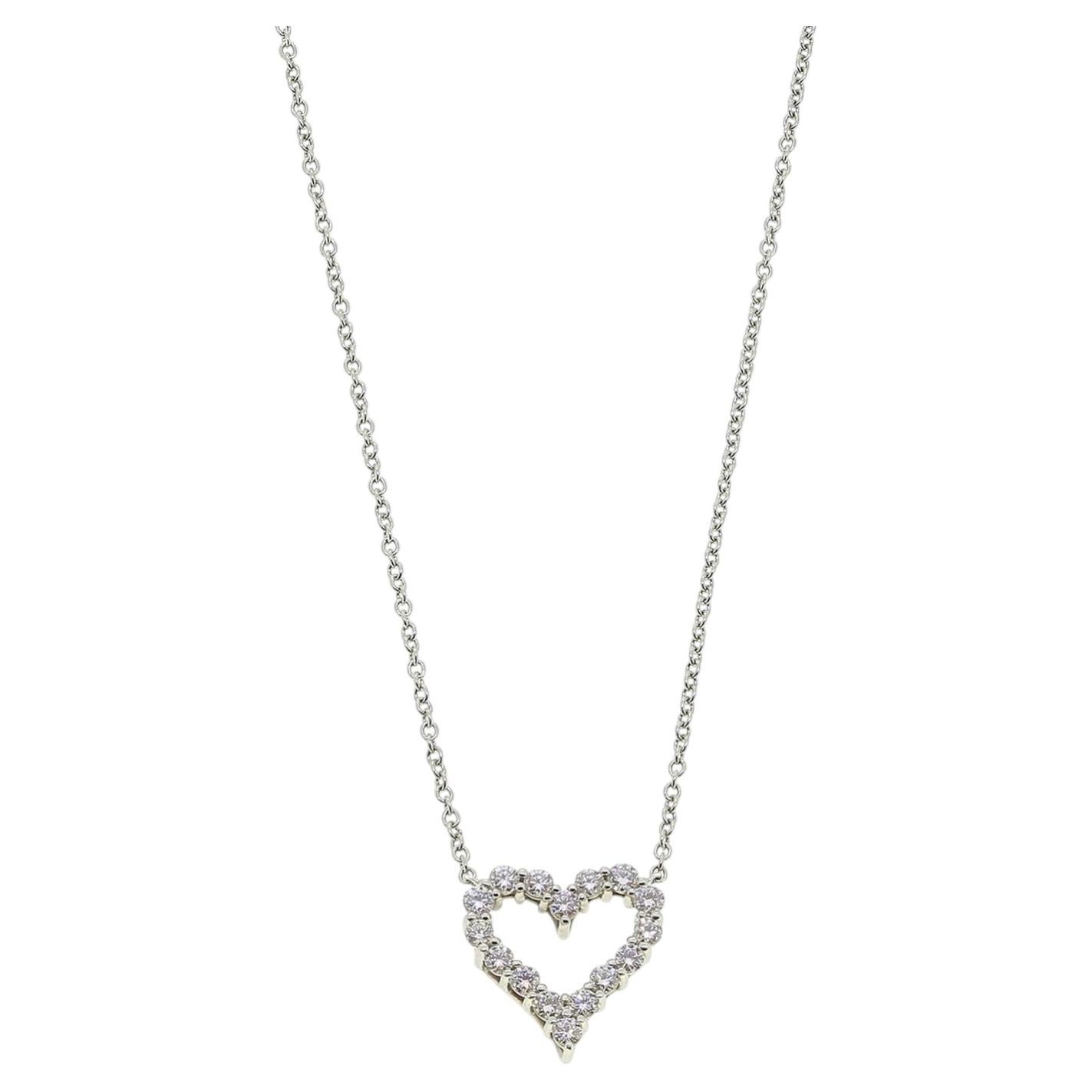 Tiffany & Co. Diamond Heart Necklace