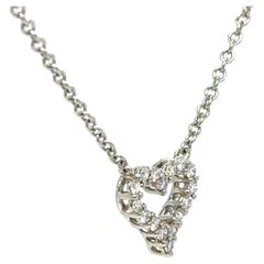 Tiffany & Co. Diamond Heart Pendant 0.20 Carat