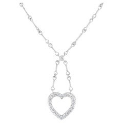 Tiffany & Co. Diamond Heart Pendant .65 Carat