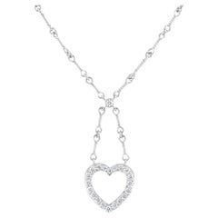 Tiffany & Co. Diamond Heart Pendant .65 Carat