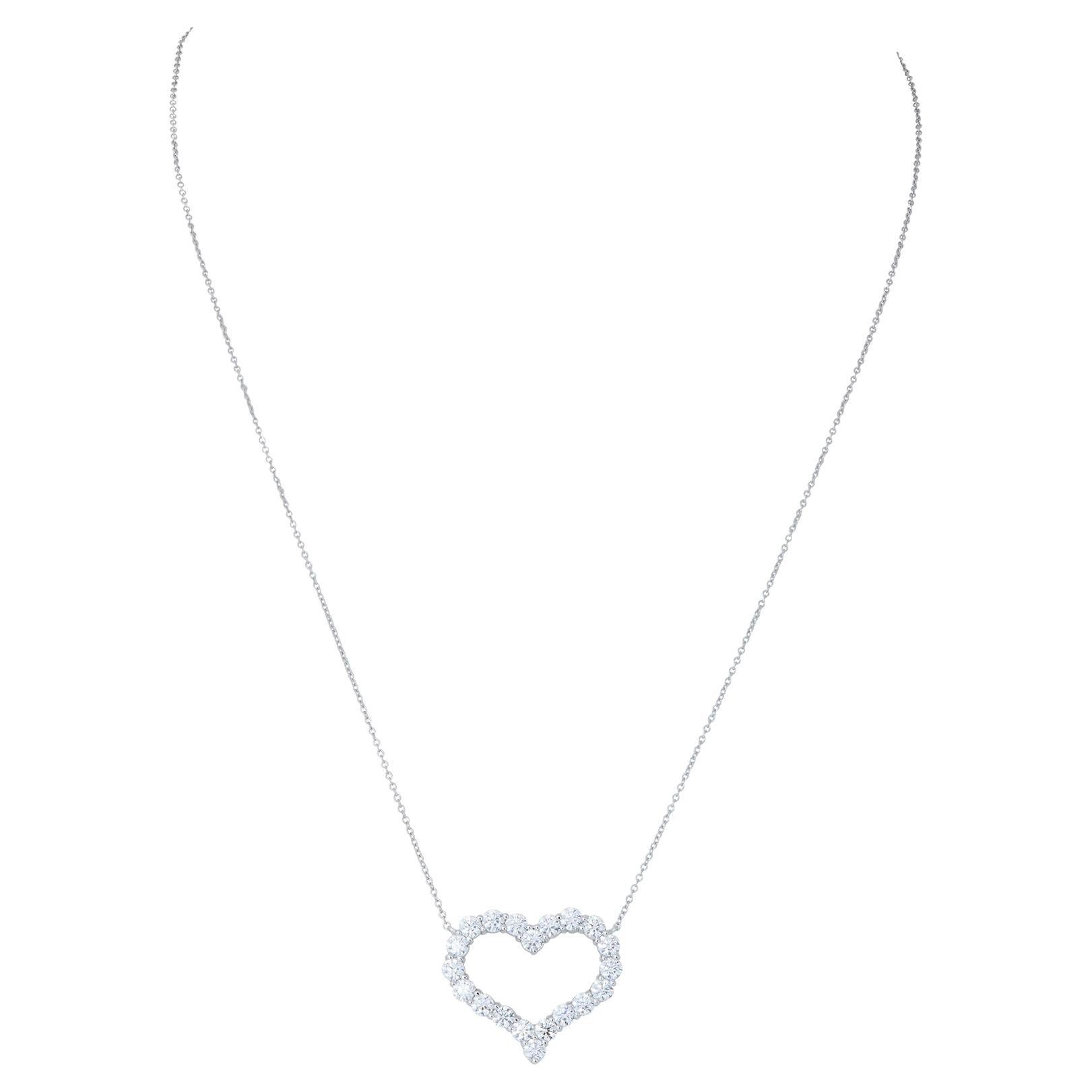 Tiffany & Co. Diamond Heart Pendant, Large Model
