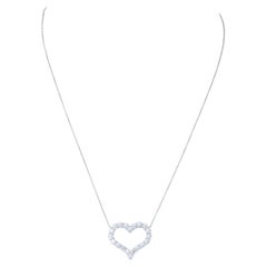 Tiffany & Co. Diamond Heart Pendant, Large Model