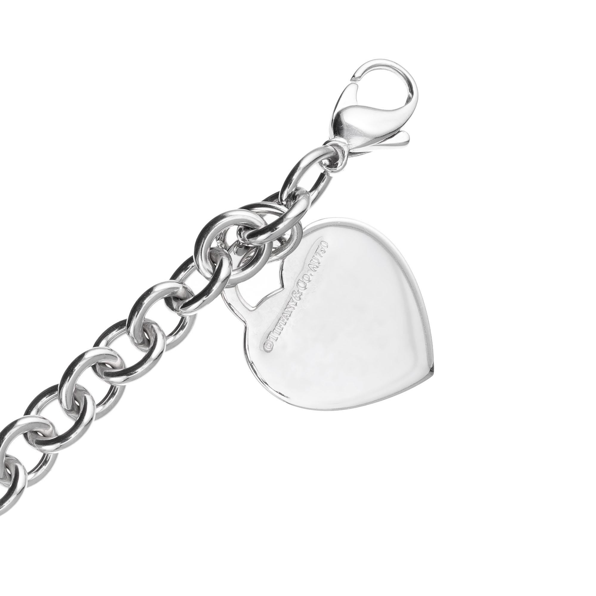 tiffany and co heart tag bracelet