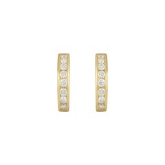 Tiffany & Co. Diamond Hoop Earrings 0.96 Carat