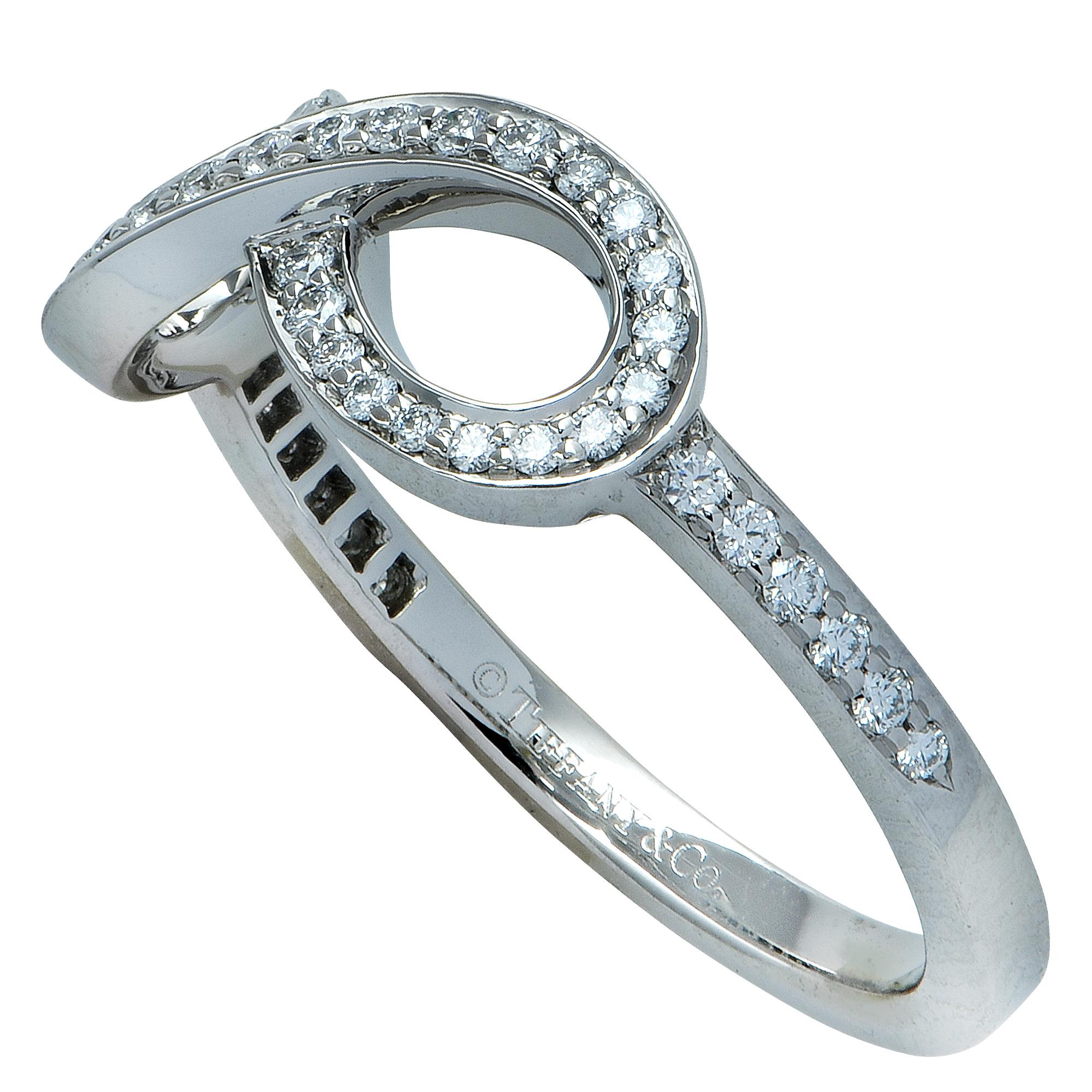 tiffany diamond infinity ring