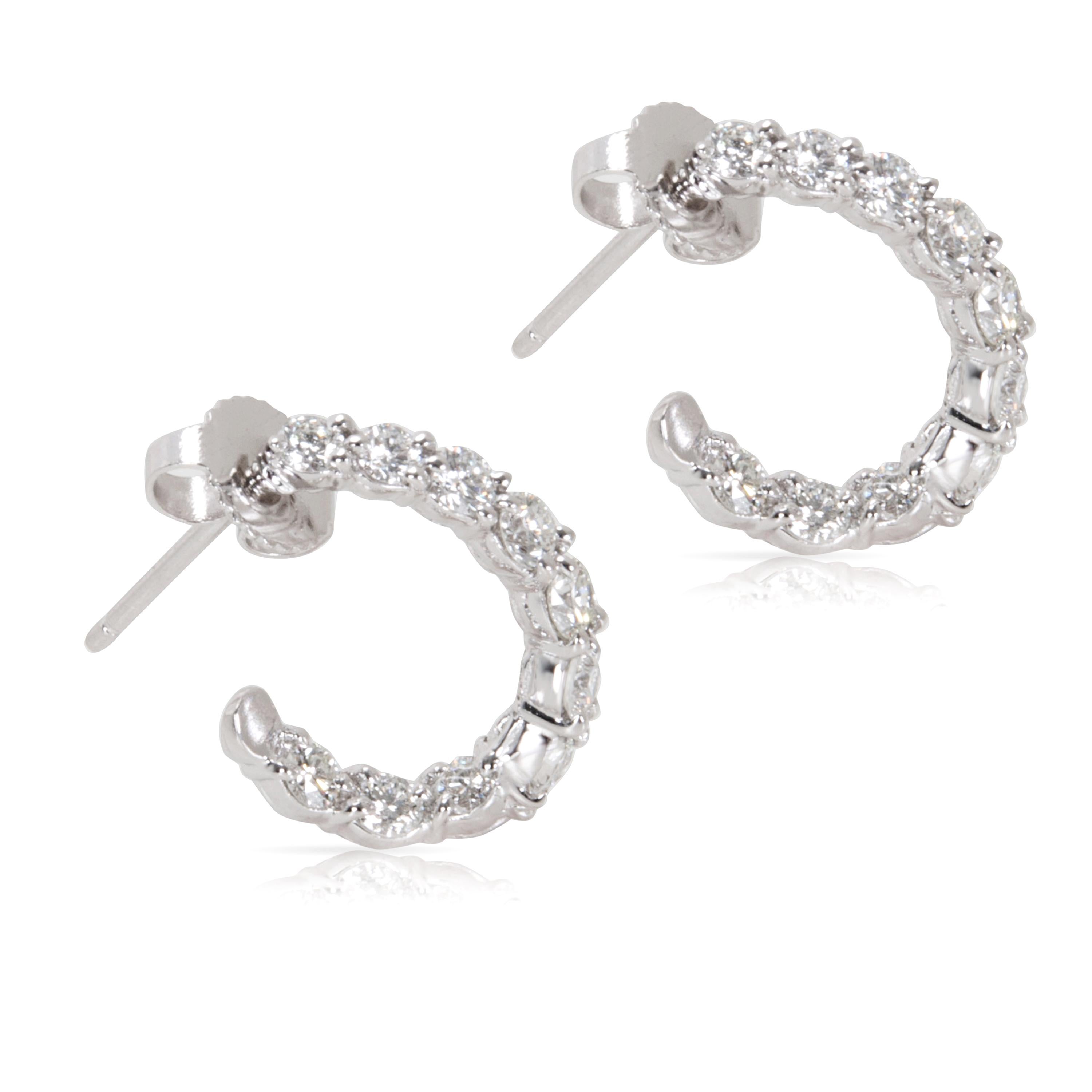 tiffany inside out hoop earrings