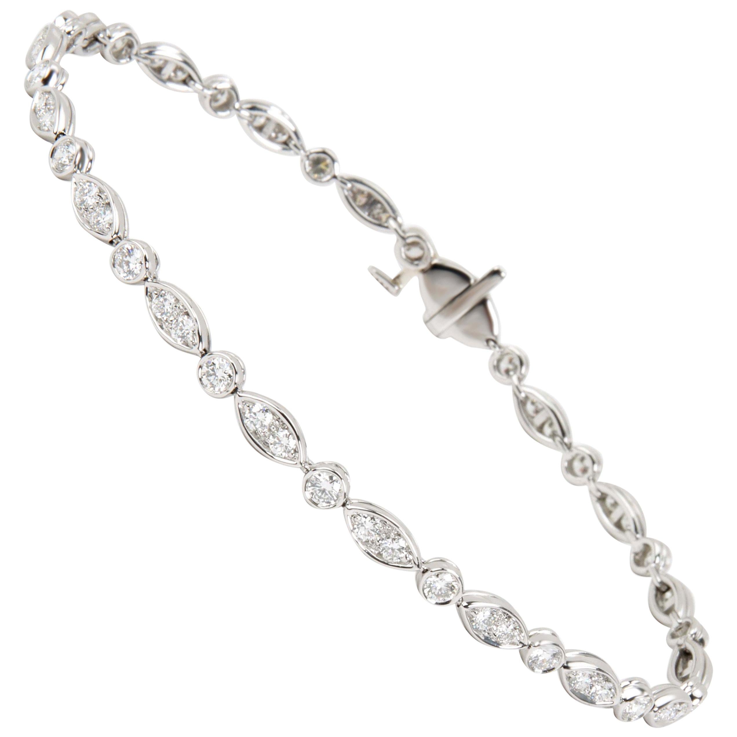 Tiffany and Co. Diamond Jazz Bracelet 