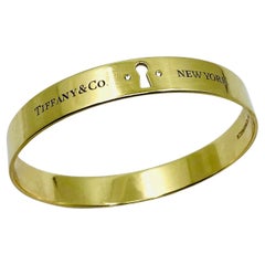 Tiffany & Co. Diamond Keyhole Bangle