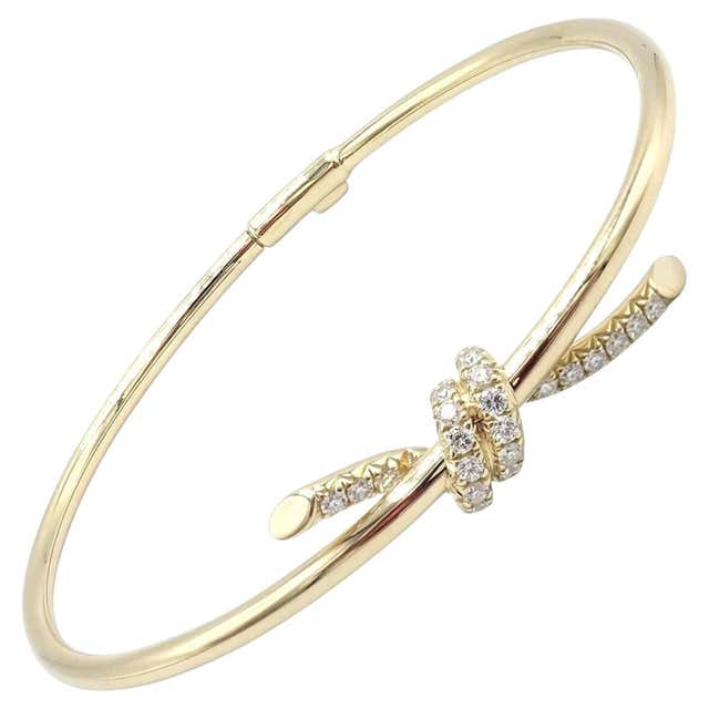 TIFFANY and CO Diamond Metro Rose Gold Bracelet at 1stDibs | rose gold ...