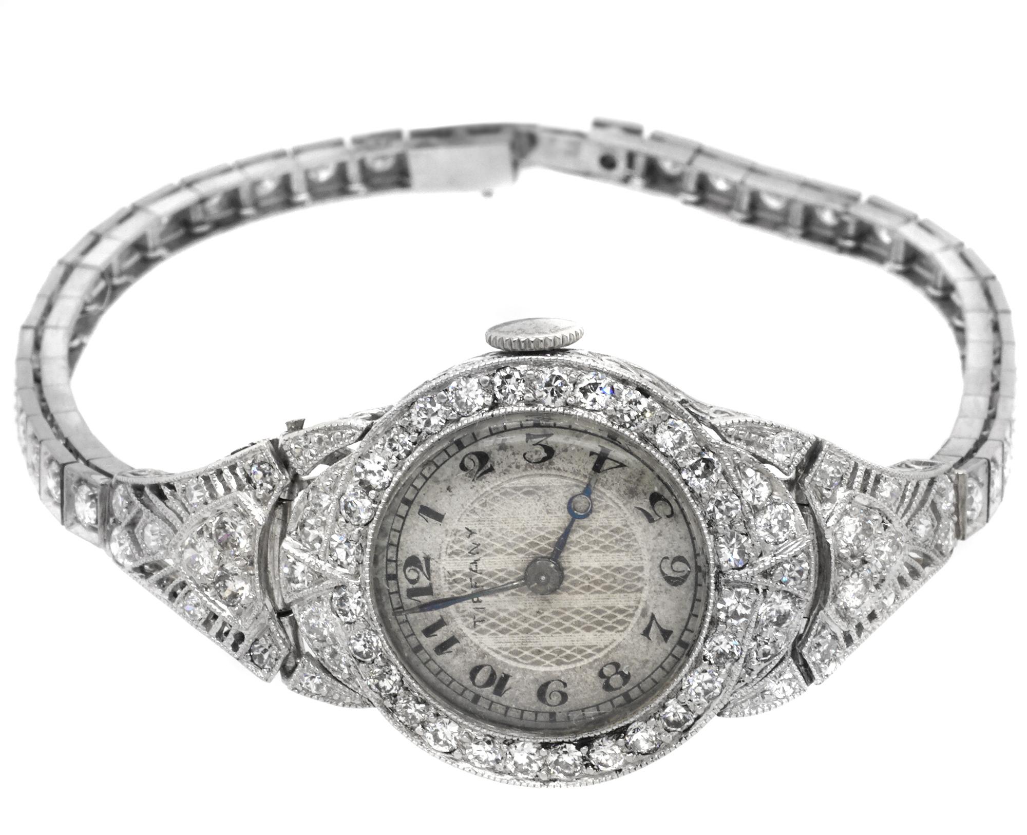 Tiffany & Co. Diamond Ladies Watch In Excellent Condition In New York, NY