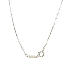 Tiffany & Co Diamond Large Bow Pendant Necklace Set In 18ct White Gold