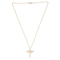 Tiffany & Co. Diamond Large Cross Pendant
