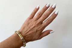 Tiffany & Co. Diamond Link Bracelet in 18 Karat Yellow Gold and Platinum