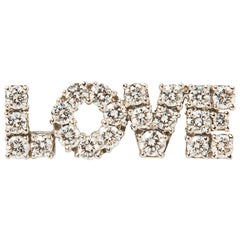 Tiffany & Co. Diamond “Love” Brooch