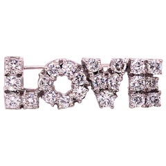 Tiffany & Co. Diamond Love Pin by Donald Claflin