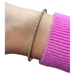 Tiffany & Co., Diamond Metro Medium Bangle Bracelet