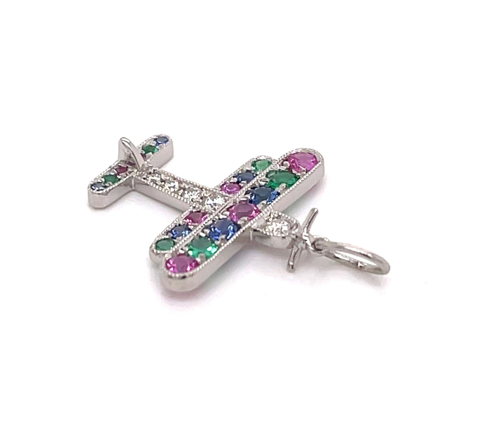 tiffany and co airplane charm