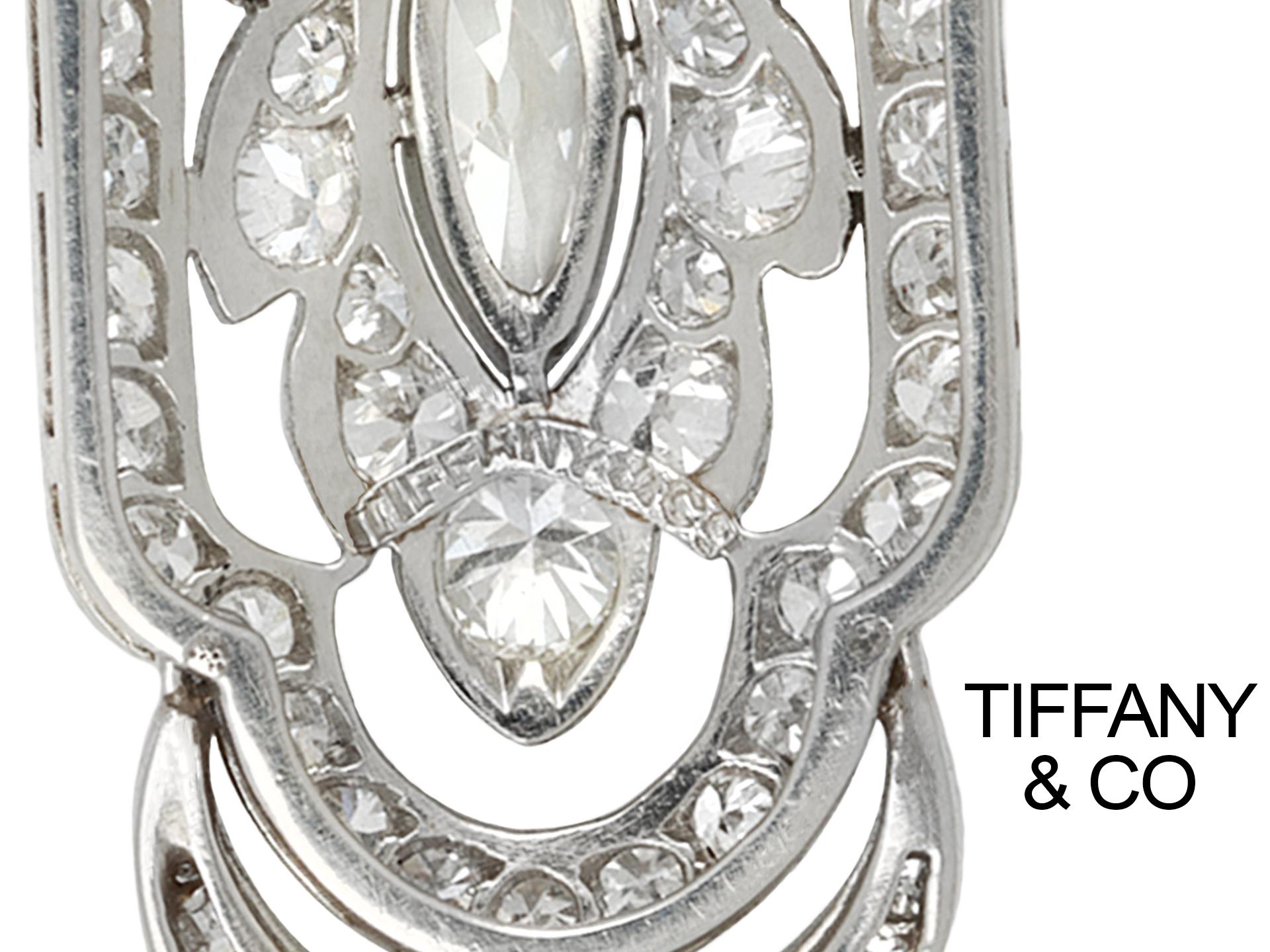 Art Déco Collana di diamanti di Tiffany & Co., America, 1920 circa in vendita