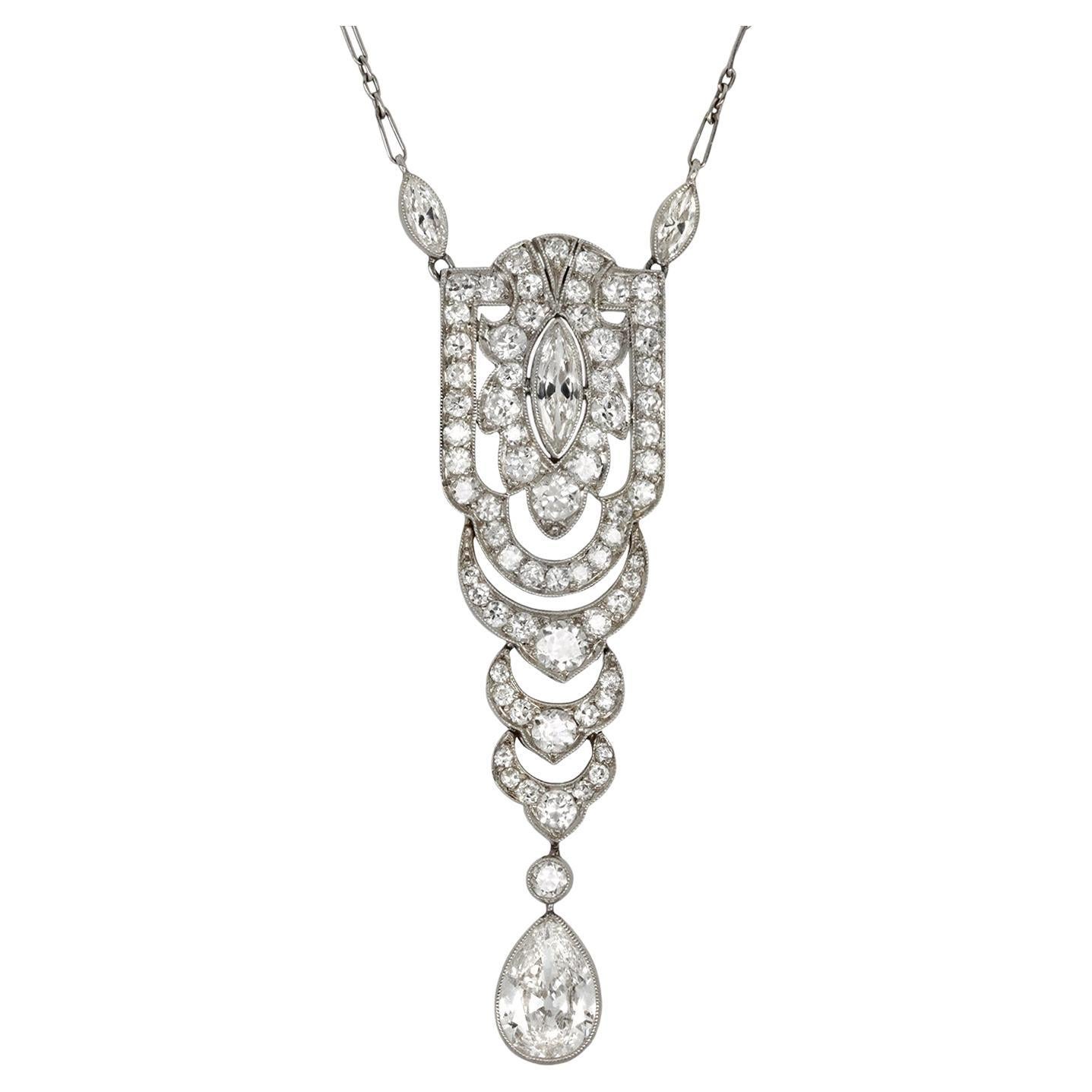 Collana di diamanti di Tiffany & Co., America, 1920 circa