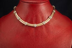 Tiffany & Co. Collier de diamants Or jaune Platine