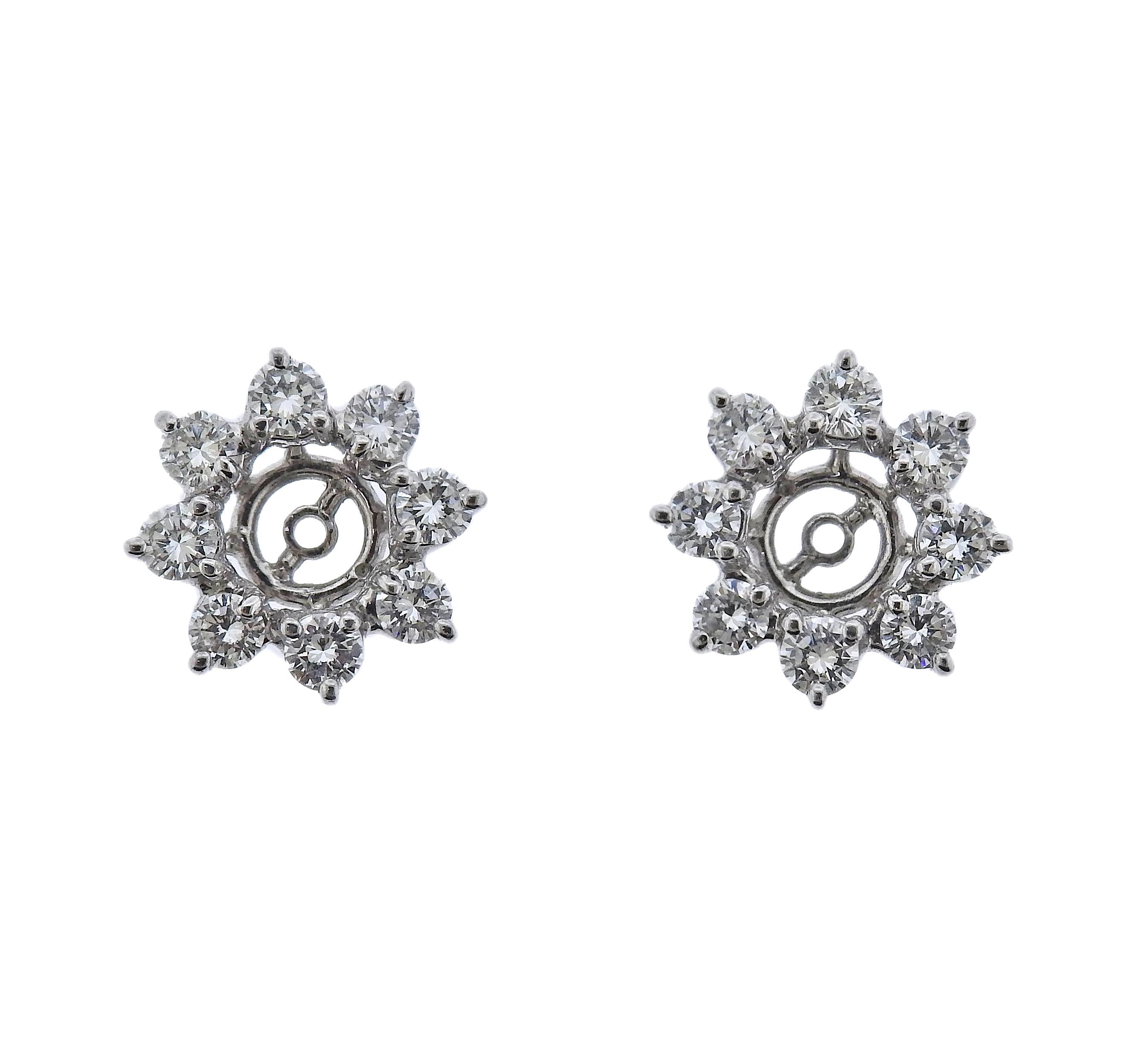 diamond earring jackets tiffany