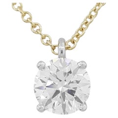 Tiffany & Co.  Diamond Pendant 18k Platinum