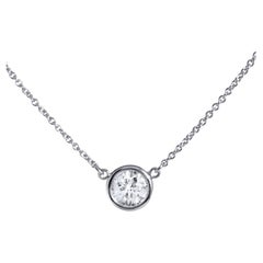Tiffany & Co. Diamond Pendant Necklace by Elsa Peretti