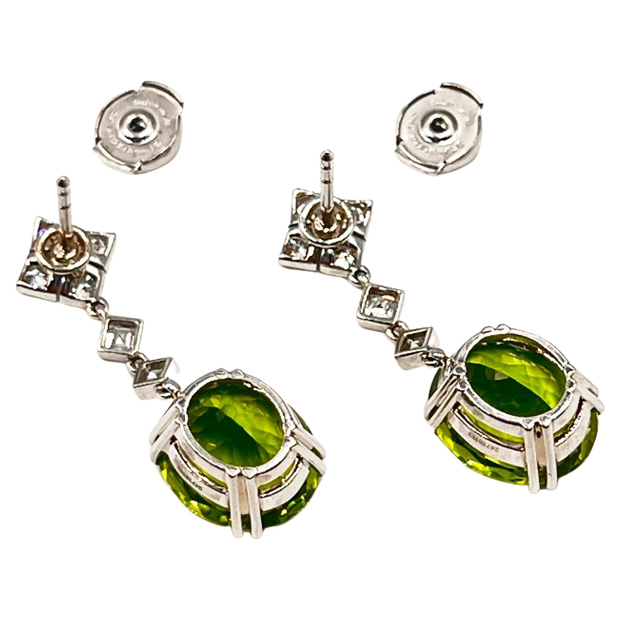 tiffany peridot earrings