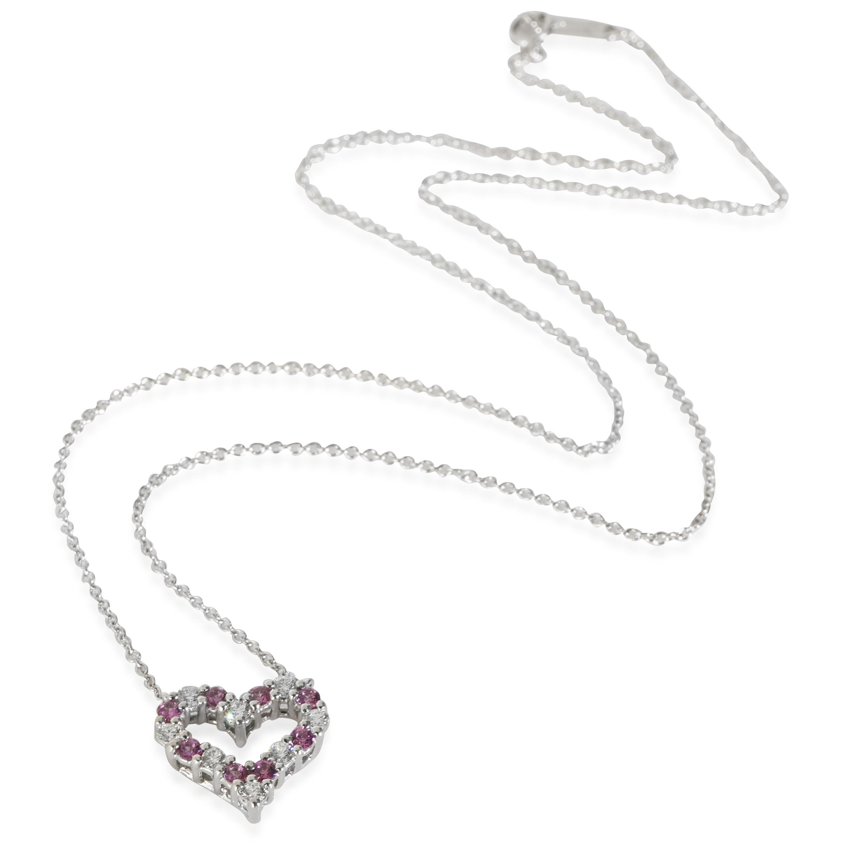 Tiffany & Co. Ciondolo a cuore aperto con diamanti e zaffiri rosa, platino 0,3 CTW

DETTAGLI PRIMARI
SKU: 144142
Titolo dell'elenco: Tiffany & Co. Ciondolo a cuore aperto con diamanti e zaffiri rosa, platino 0,3 CTW
Descrizione delle condizioni: