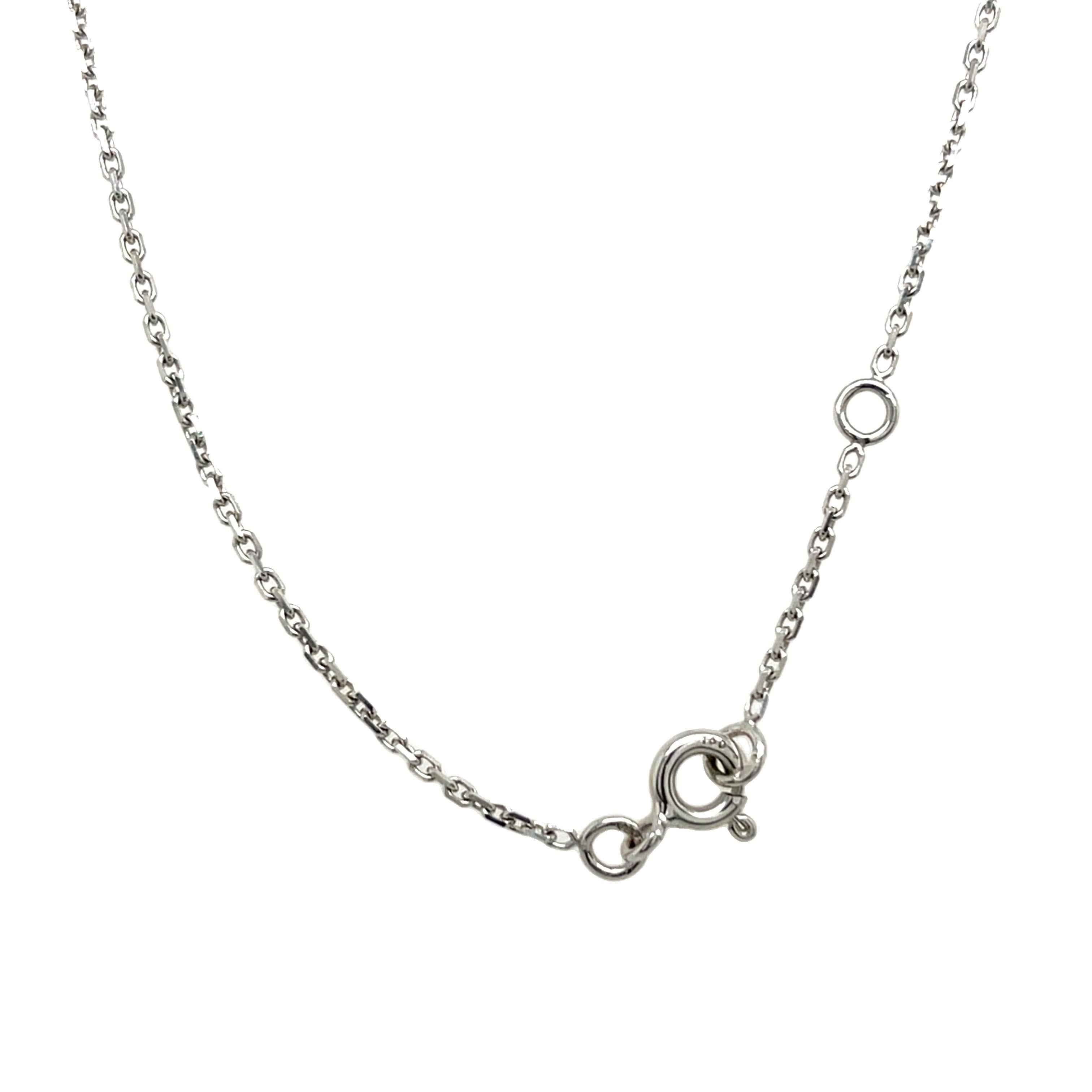 Tiffany & Co. Ciondolo con chiave a cuore in platino con diamante Enchant In condizioni ottime in vendita a London, GB