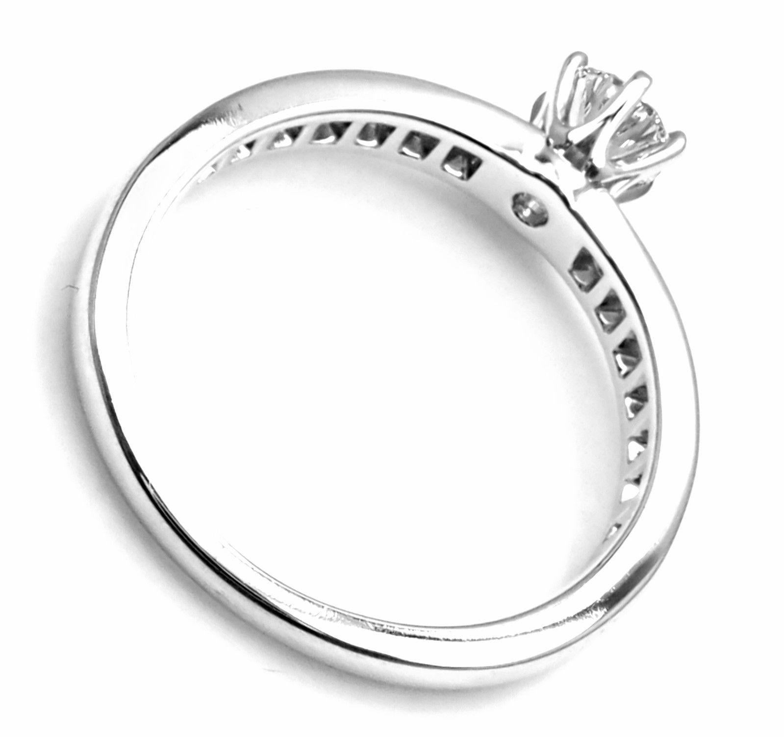 Women's or Men's Tiffany & Co. Diamond Platinum Engagement Ring