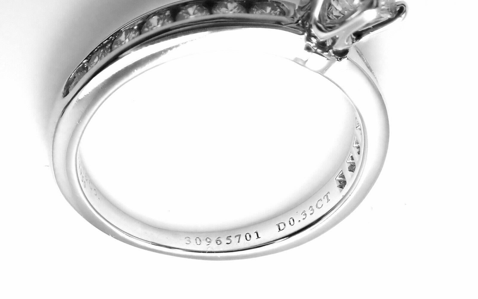 Tiffany & Co. Diamond Platinum Engagement Ring 2