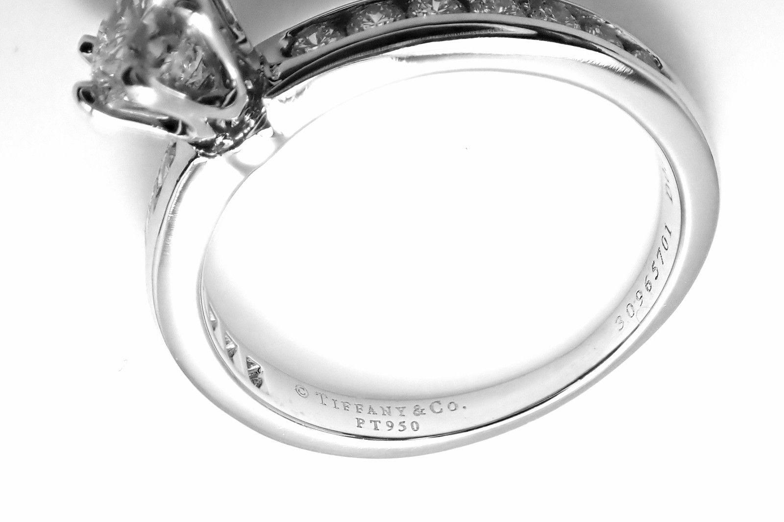 Tiffany & Co. Diamond Platinum Engagement Ring 3