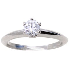 Tiffany & Co. Diamond Platinum Engagement Ring