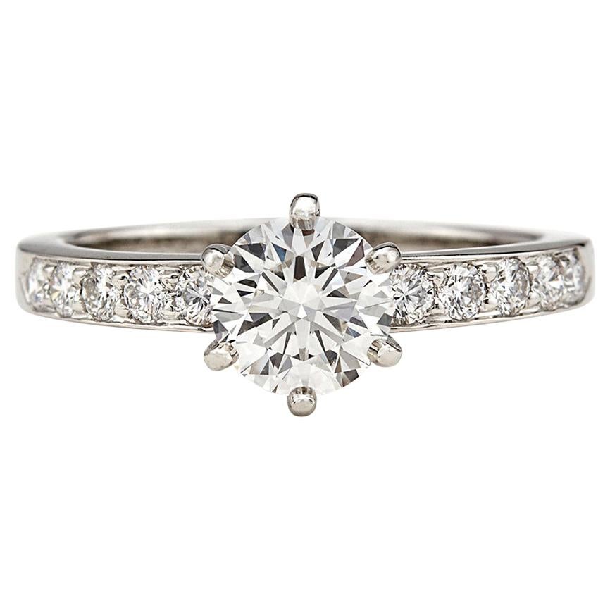 Tiffany & Co. Diamond Platinum Engagement Ring