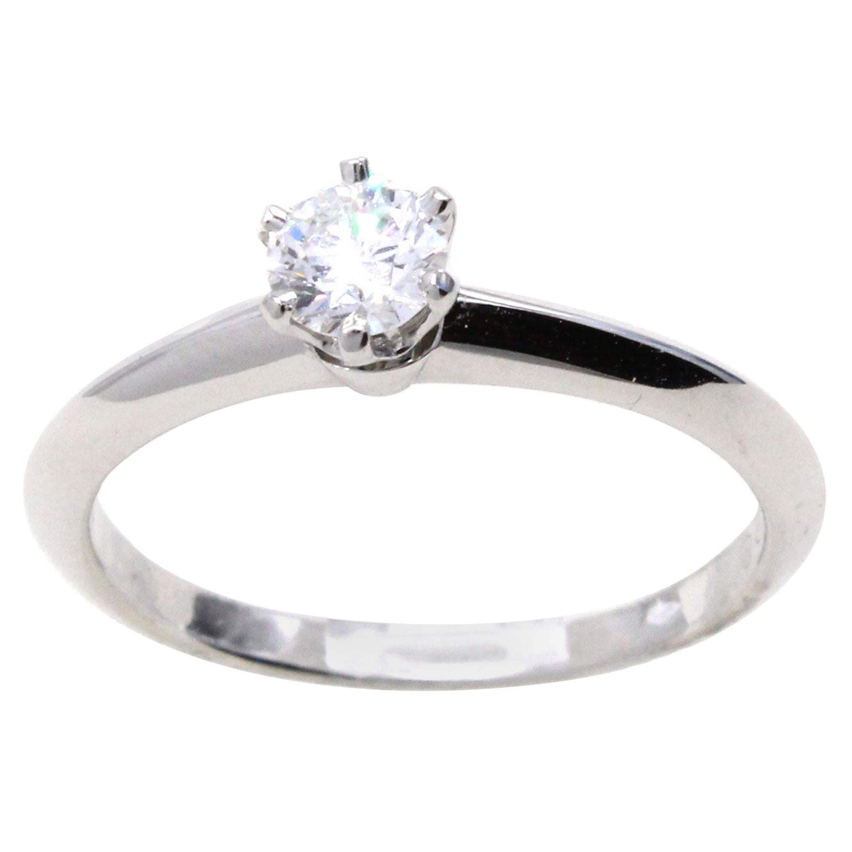 Tiffany & Co. Diamond Platinum Engagement Ring