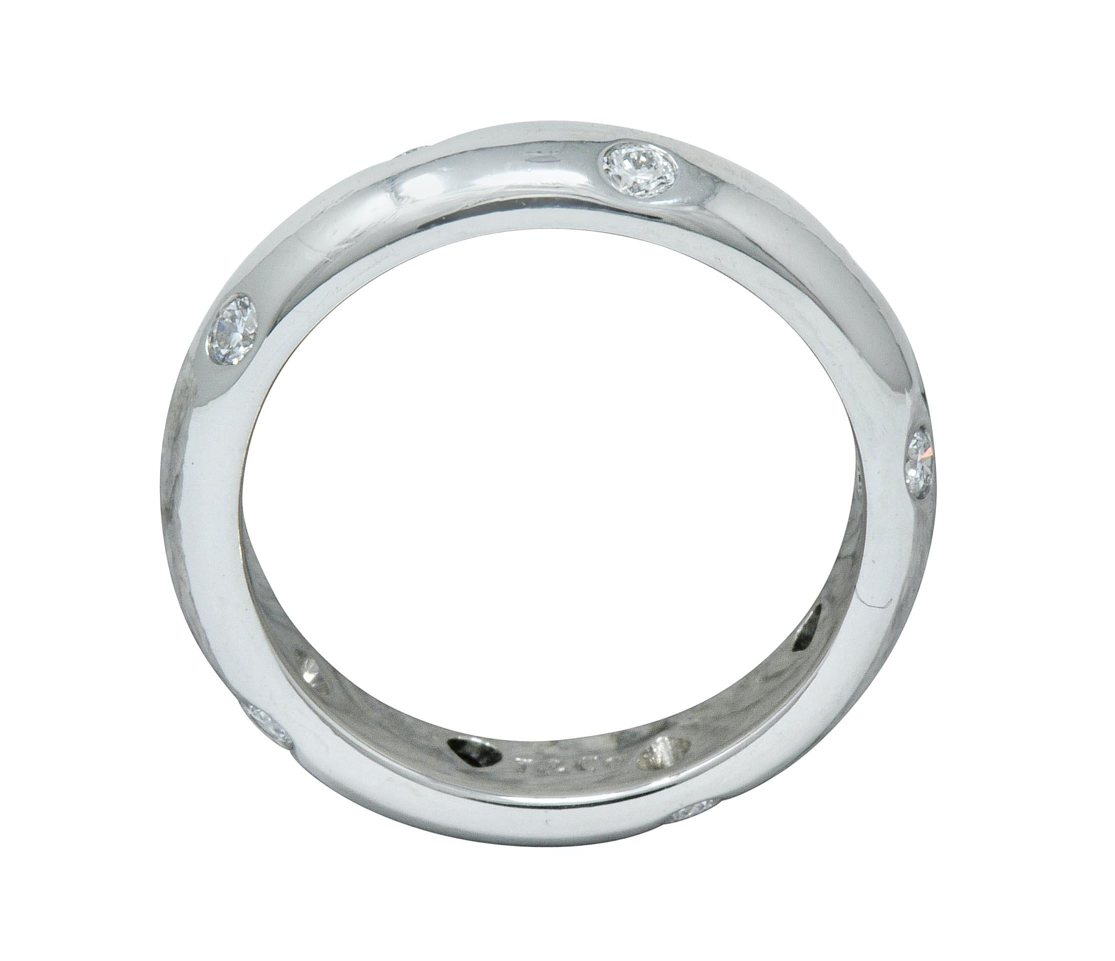 tiffany etoile platinum diamond ring